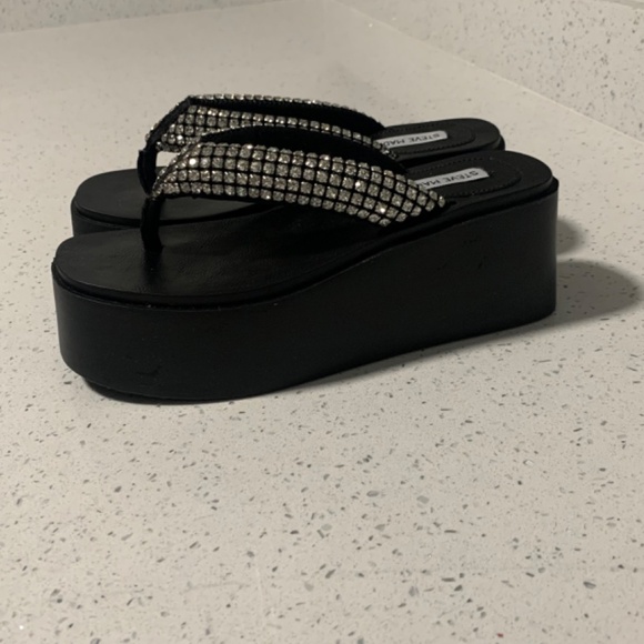 Rhinestone platform sandals - Picture 3 of 6